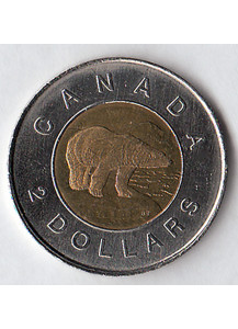 1996 - 2 Dollari Toonie Canada Orso Polare
